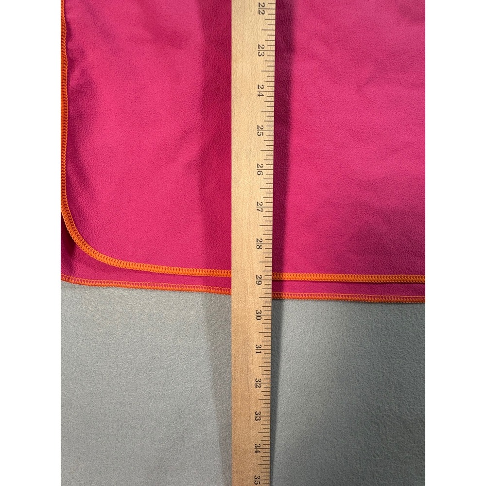 FLYILY Pink Microfiber Hooded Changing Robe Surf Poncho Swim Cover Up - Picture 4 of 8
